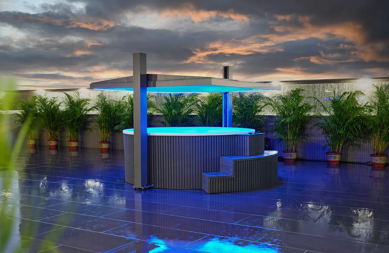 GRAND WHIRLPOOLS 280 – XXL Whirlpool Ø 2,80 m für grosse Familien