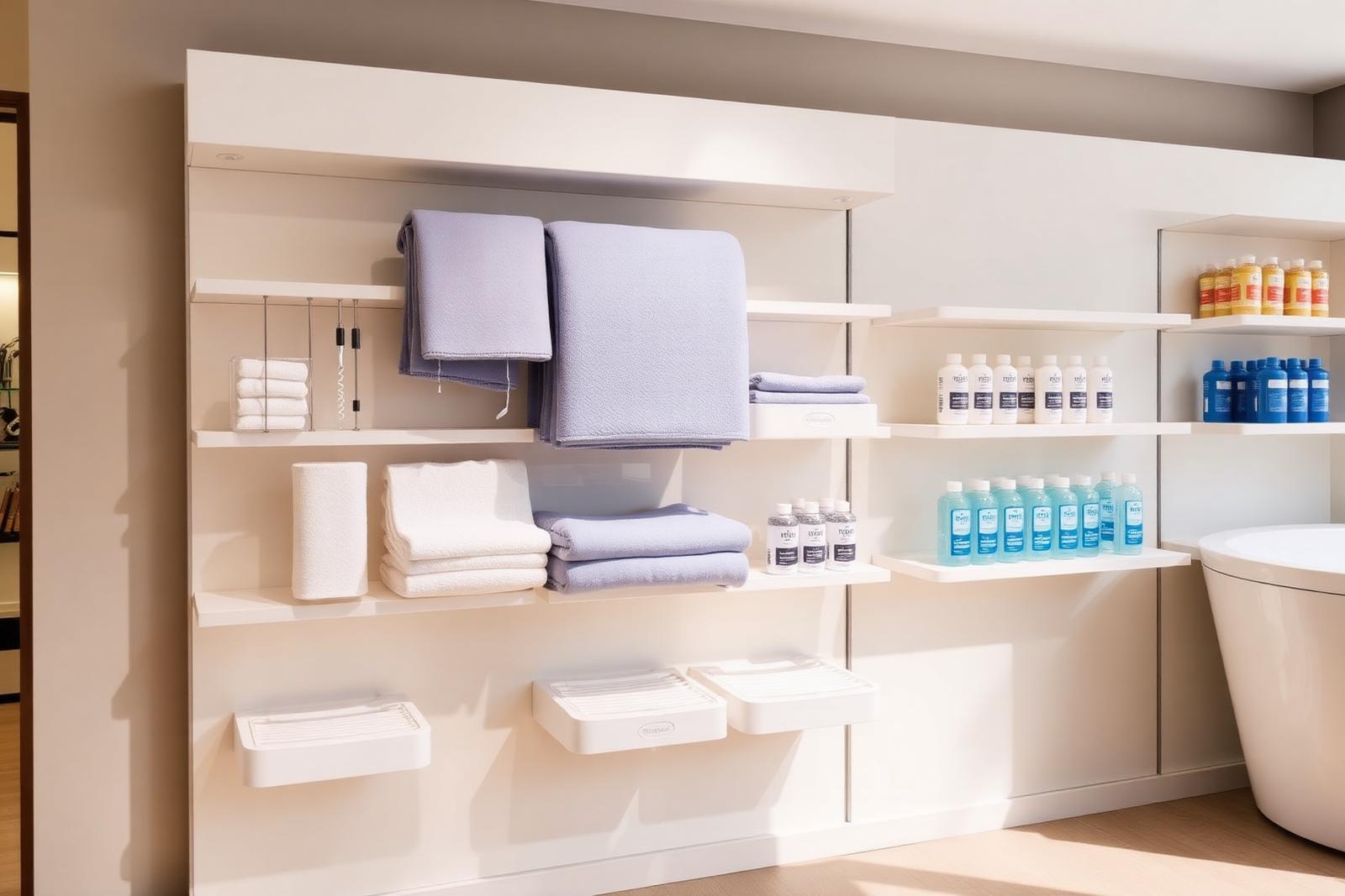 Zubehör-Shop mit Thermoabdeckungen, Treppen und Wasserpflege im Showroom